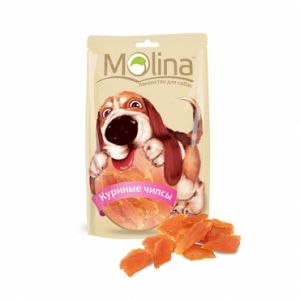 Лакомство для собак Molina «Куриные чипсы»