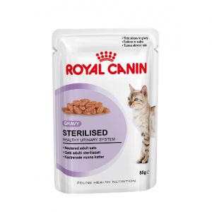 КОРМ ДЛЯ КОШЕК ROYAL CANIN (РОЯЛ КАНИН) STERILISED ДЛЯ КАСТРИРОВАННЫХ И СТЕРИЛИЗОВАННЫХ КОНС.СОУС