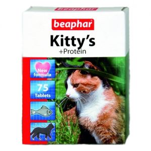 BEAPHAR 12510 ВИТАМИНЫ ДЛЯ КОШЕК С ПРОТЕИНОМ "KITTY'S+PROTEIN" 
