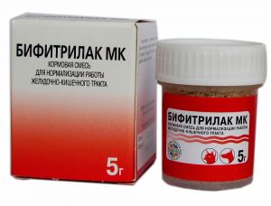 БИФИТРИЛАК МК 5Г КОРМОВАЯ СМЕСЬ ДЛЯ НОРМАЛИЗАЦИИ РАБОТЫ ЖЕЛУДОЧНО-КИШЕЧНОГО ТРАКТА