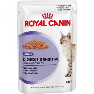 КОРМ ДЛЯ КОШЕК ROYAL CANIN (РОЯЛ КАНИН) DIGEST SENSITIVE ПРИ ЧУВСТВИТЕЛЬНОЙ ПИЩЕВАРЕНИИ В СОУС КОНС.