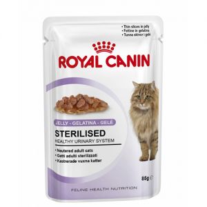 КОРМ ДЛЯ КОШЕК ROYAL CANIN (РОЯЛ КАНИН) STERILISED ДЛЯ КАСТРИРОВАННЫХ И СТЕРИЛИЗОВАННЫХ, В ЖЕЛЕ КОНС.
