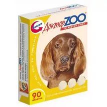 Мультивитаминное лакомство "Доктор ZOO " со вкусом сыра, для собак