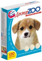 Доктор Zoo здоровый щенок витаминное лакомство